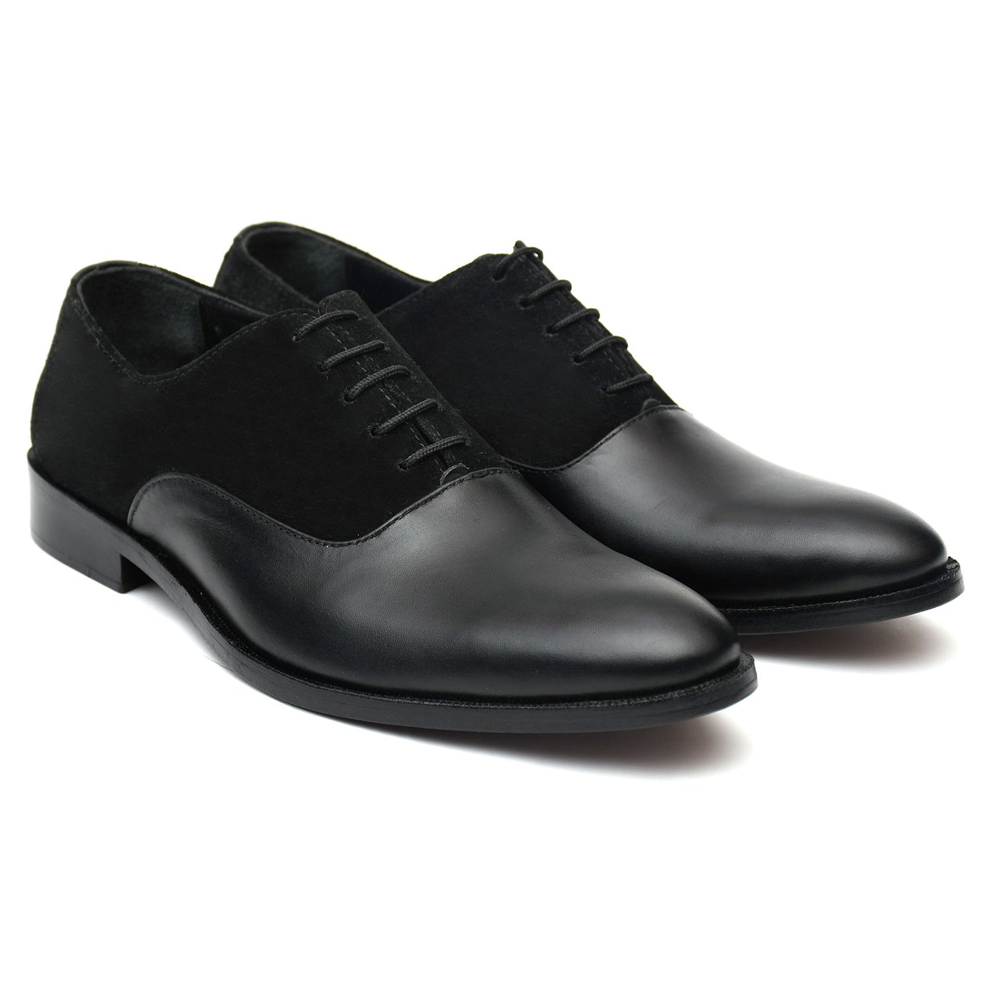 Augusta Black: Pure Leather Handmade Shoes