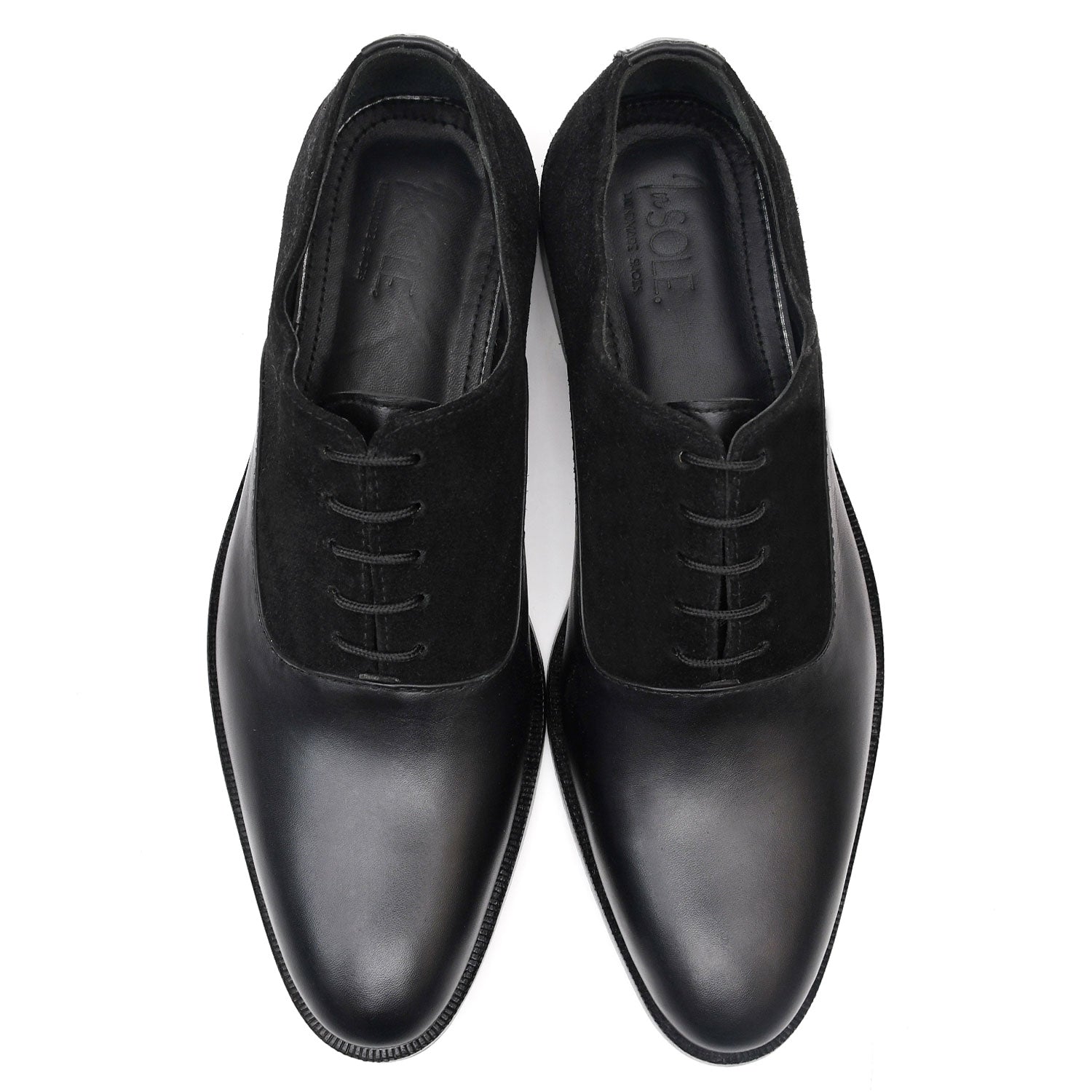 Augusta Black: Pure Leather Handmade Shoes