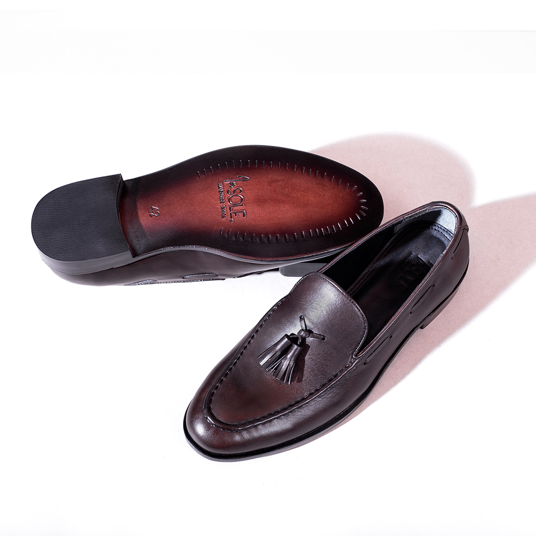 Tussel brown loafer