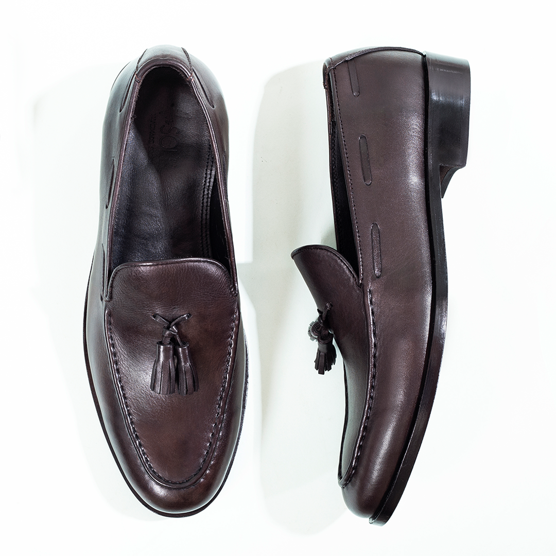Tussel brown loafer